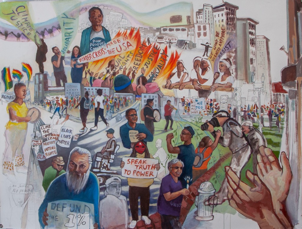 protest, demonstrations