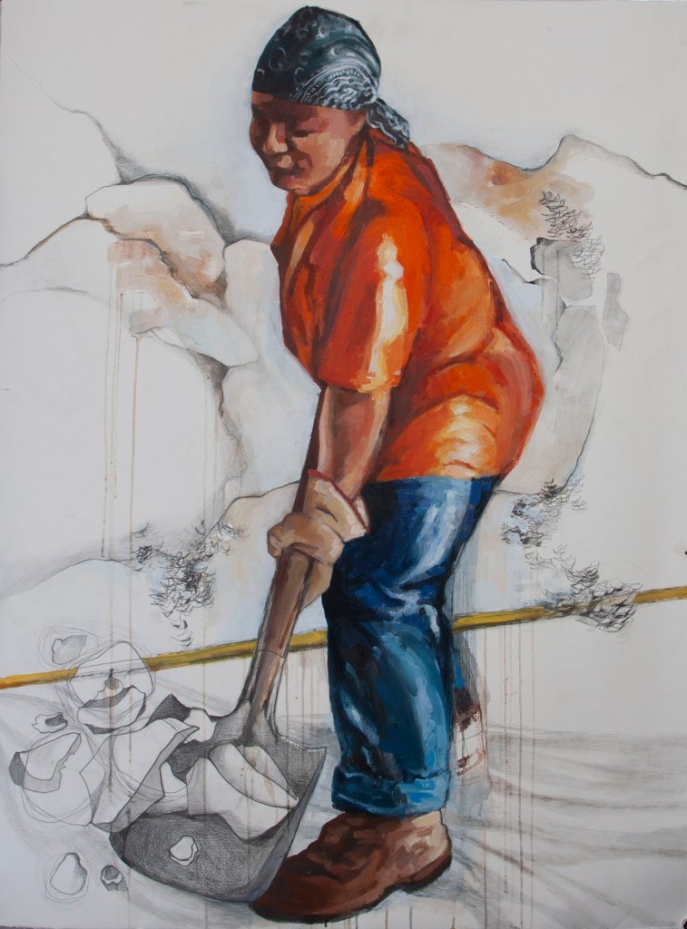 construction, labor, women, work